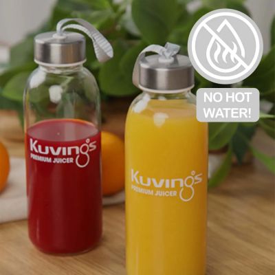Kuvings комплект стъклени бутилки (420ml, 6 бр.)